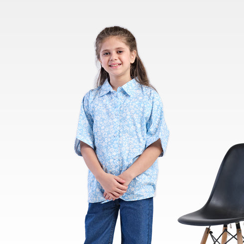 ALL OVER PRINTED BUTTON DOWN