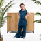 GIRLS EMBROIDERED 2 PCS SET - Teal