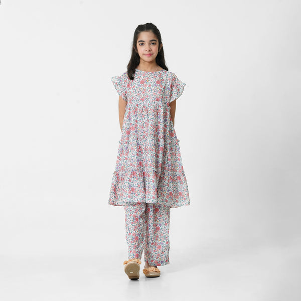 Floral 2pc Eastern Set for girls by The Oaklynn