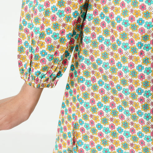 The Oaklynn girls 2pc printed eastern set