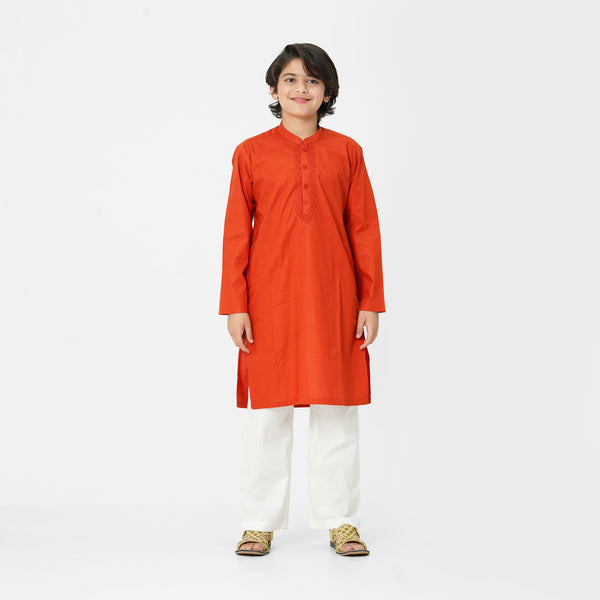 Kids embroidered kurta shalwar for Eid and weddings