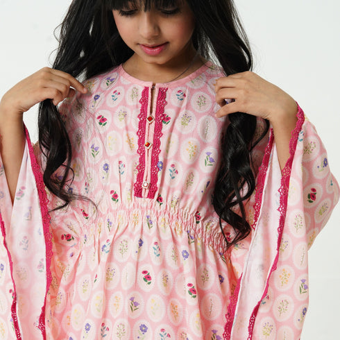 Kids printed lawn eastern set for girls