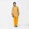 Yellow Printed 2pc Eastern Set for girls by The Oaklynn