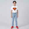 Boys' Slim Fit Light Wash Jeans