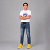 Boys' Acid Wash Denim Jogger Pants