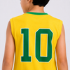 Brazil Football Fan Tank & Shorts Co-Ord Set