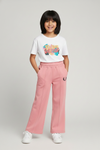 Pink comfort track trouser for girls by The Oaklynn
