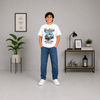Boys' Regular Fit Stonewash Blue Jeans