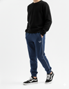Navy Sporty Stripe Joggers