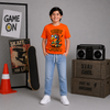Boys' Pull-On Elastic Waist Light Wash Jogger Jeans