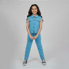 Blue Buttoned Tracksuit