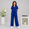 Premium Royal Blue Ribbed Lounge Set