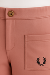 Tea Pink Front Pocket Trousers