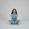 Blue Buttoned Tracksuit