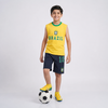 Brazil Football Fan Tank & Shorts Co-Ord Set