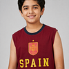 Spain Football Fan Tank & Shorts Co-Ord Set