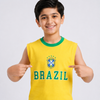Brazil Football Fan Tank & Shorts Co-Ord Set