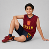 Spain Football Fan Tank & Shorts Co-Ord Set