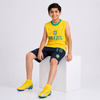 Brazil Football Fan Tank & Shorts Co-Ord Set