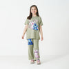 Stitch Olive Co-ord Set