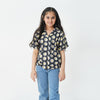 Floral Buttoned Top