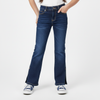 Dark Blue Slit Jeans