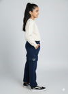 Girl Cargo Trouser Navy
