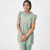 Girls light green printed eastern wear Pakistan